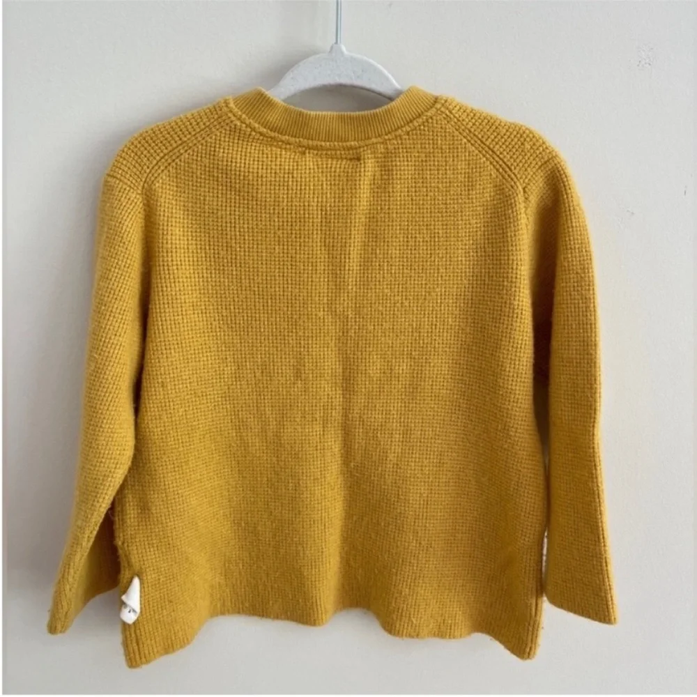Zara Kids, Button Sweater with Pocket, yellow, 18-24 M